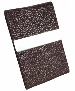 Slim-Zigarettenetui – braun-silber, für 6 Zigaretten