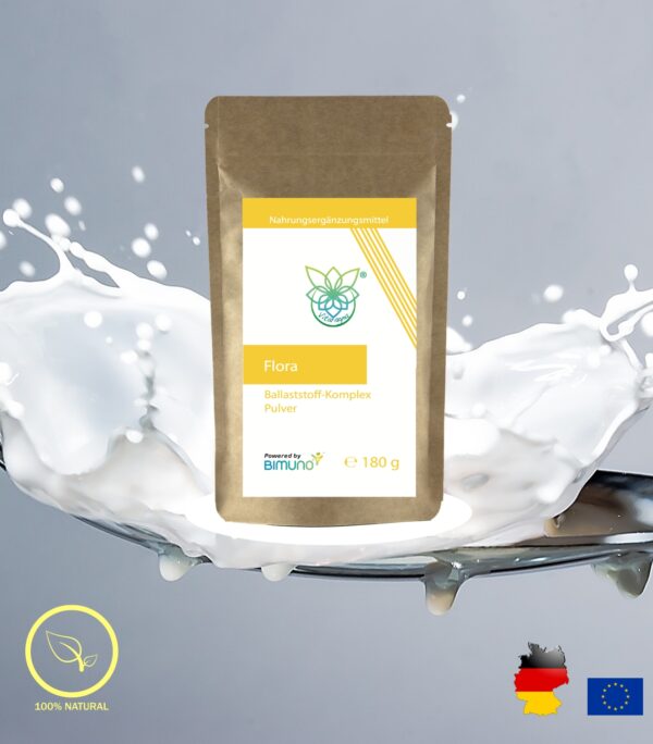 VITARAGNA® Bimuno Flora Ballaststoff-Komplex mit GOS als Pulver - die Muttermilch auch für Erwachsene, für die Darmflora und Darm-Bakterien, 180g