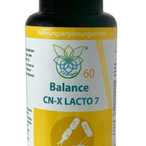 VITARAGNA CN-X LACTO-7 mit nützlichen Lactobacillus Bakterienstämmen, 60 magensaftresistente Kapseln, Lactococcus Lactis und L. Rhamnosus GG und 5 weitere Stämme