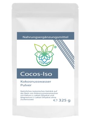 VITARAGNA Cocos-Iso – Kokoswasser-Pulver mit Elektrolyten, 325 g