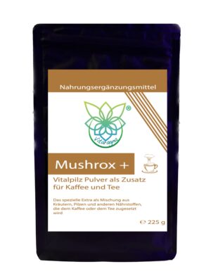 VITARAGNA Mushrox – Pilz- und Ballaststoffpulver, 225 g