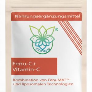 VITARAGNA Fenu-C+ - Liposomales Vitamin C hochdosiert mit Hybrid-FenuMAT Technologie - Magenfreundlich - 90 Kapseln - Natürliche Inhaltsstoffe - Liposomal Vitamin C Kapseln