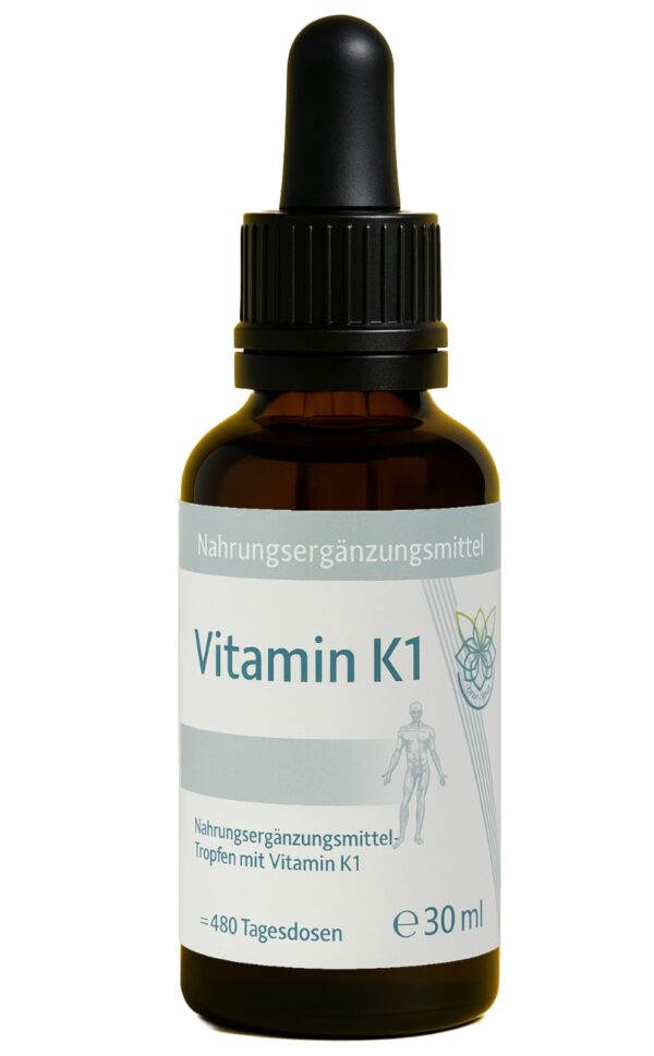 VITARAGNA Vitamin K1 Tropfen flüssig, Phytomenadion K-Tropfen - hochdosiertes Liquid in Oliven-Öl gelöst, 30 ml, 480 Tagesdosen