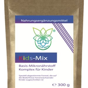 VITARAGNA KIDS-Mix: Vitamin C & Magnesium & Zink uvm. für Kinder als Pulver – Natürliches Nahrungsergänzungsmittel für Kinder mit Ballaststoffen, Lecithin & Cranberry-Pulver