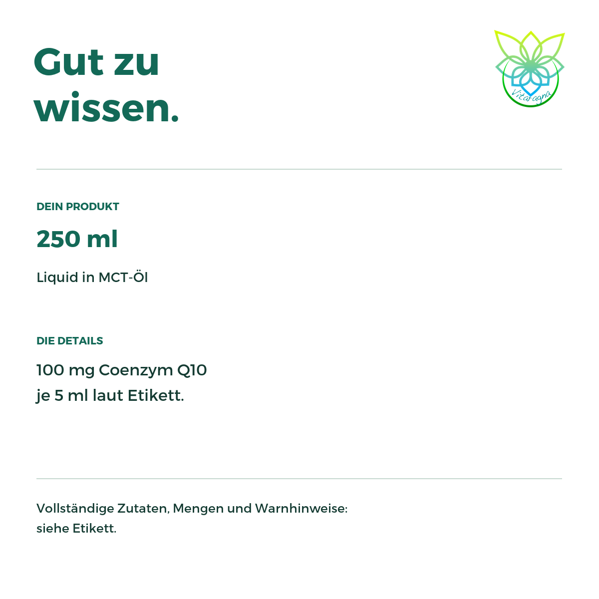 VITARAGNA® Coenzym Q10 in MCT-Öl, 250 ml – Bild 5