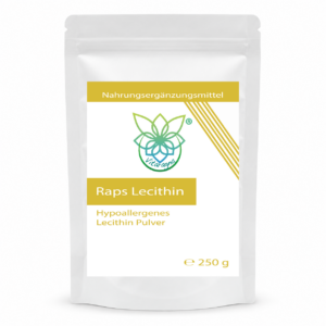 VITARAGNA® Rapslecithin – Pulver, 250 g – Produktansicht mit Originaletikett