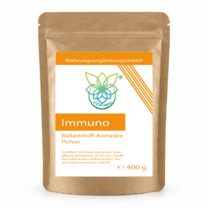 VITARAGNA® Sunfiber Immuno – Ballaststoffpulver, 400 g – Produktansicht mit Originaletikett